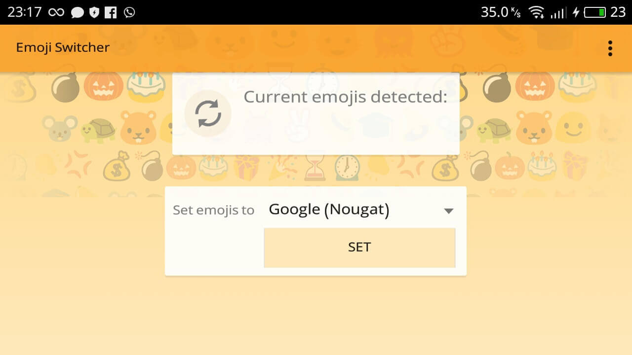 how to change lg emojis without root