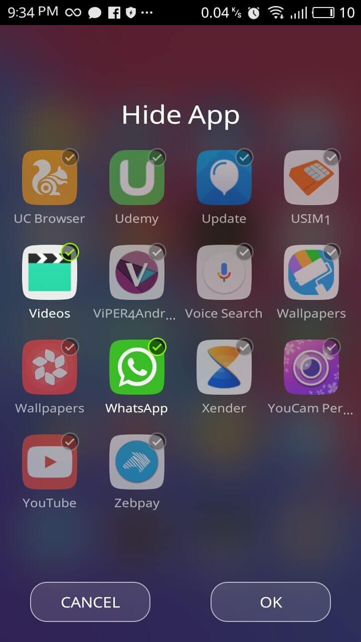 hide apps on android without root