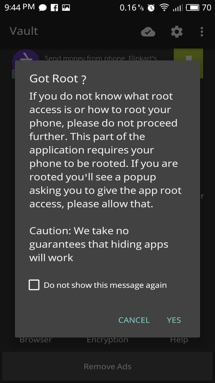 hide apps on android without root