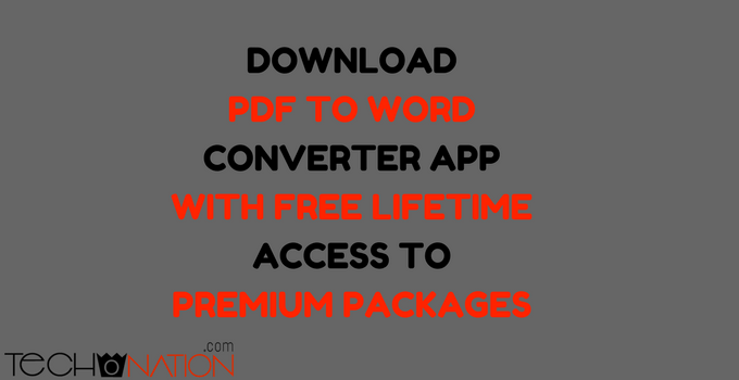 pdf to word converter app