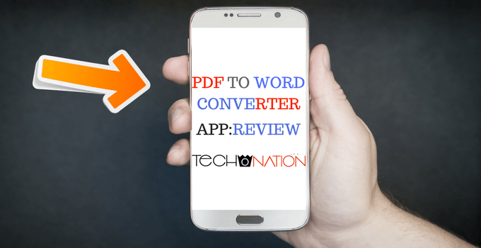 free pdf to word converter app