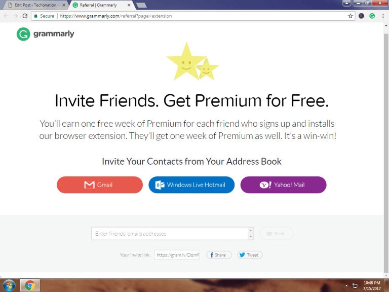 create account grammarly premium free