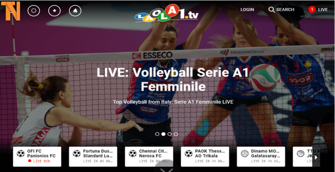 live sports streaming sites