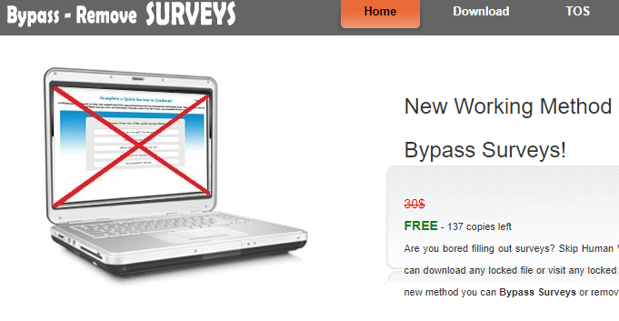 online survey bypass