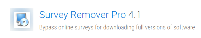 free download survey remover tool