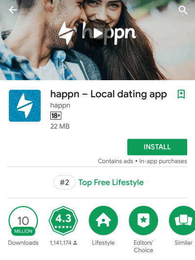 hookup app happn
