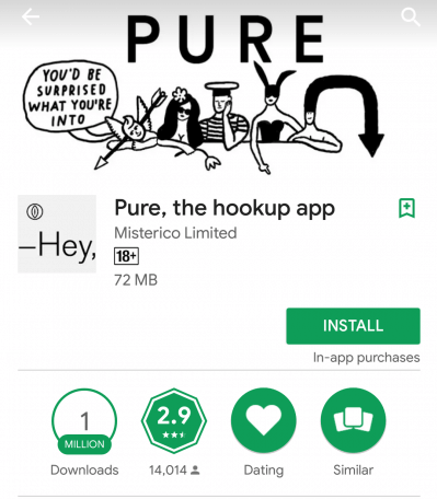 pure hookup app