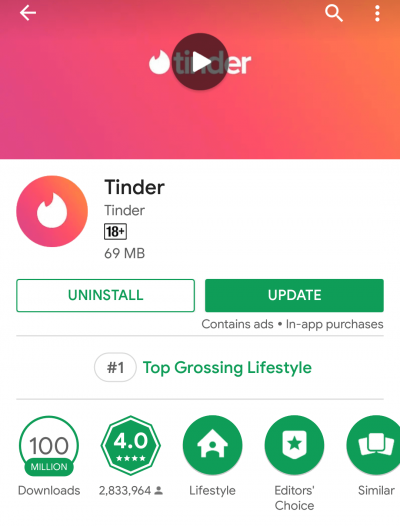 tinder app for dating