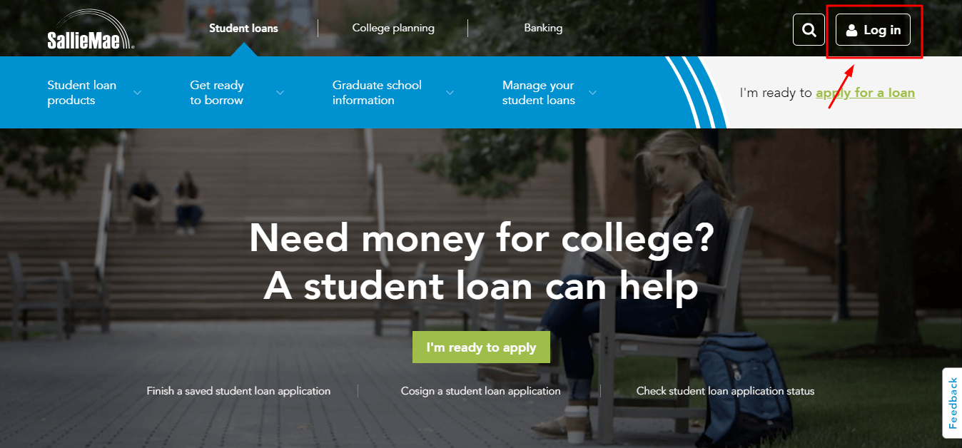 Sallie Mae Login Page