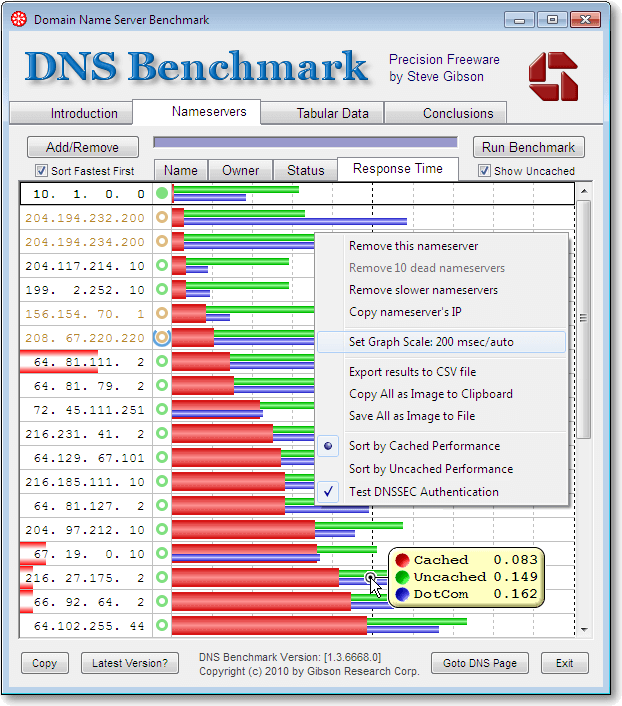 3 Best DNS Benchmarking Tools  Find Fastest DNS Server  - 63