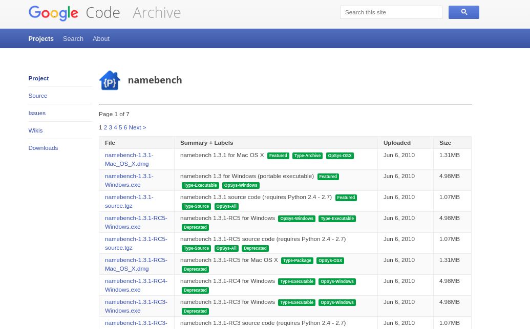 download namebench