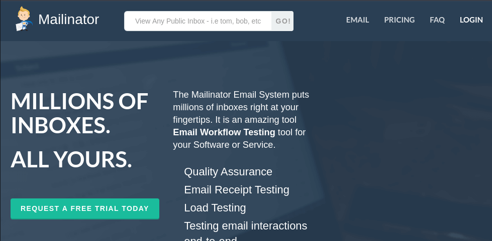Mailinator Temporary Email