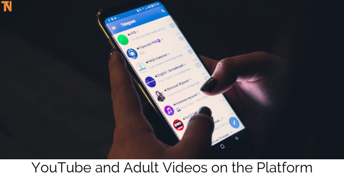 adult videos on the youtube app