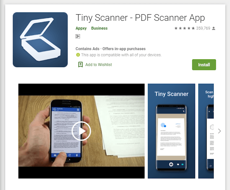 alternatives to camscanner