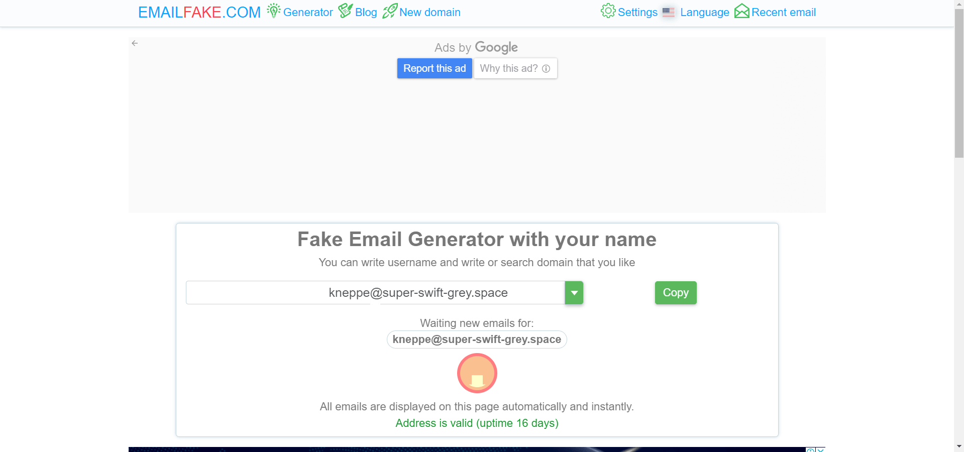 mail fake generator