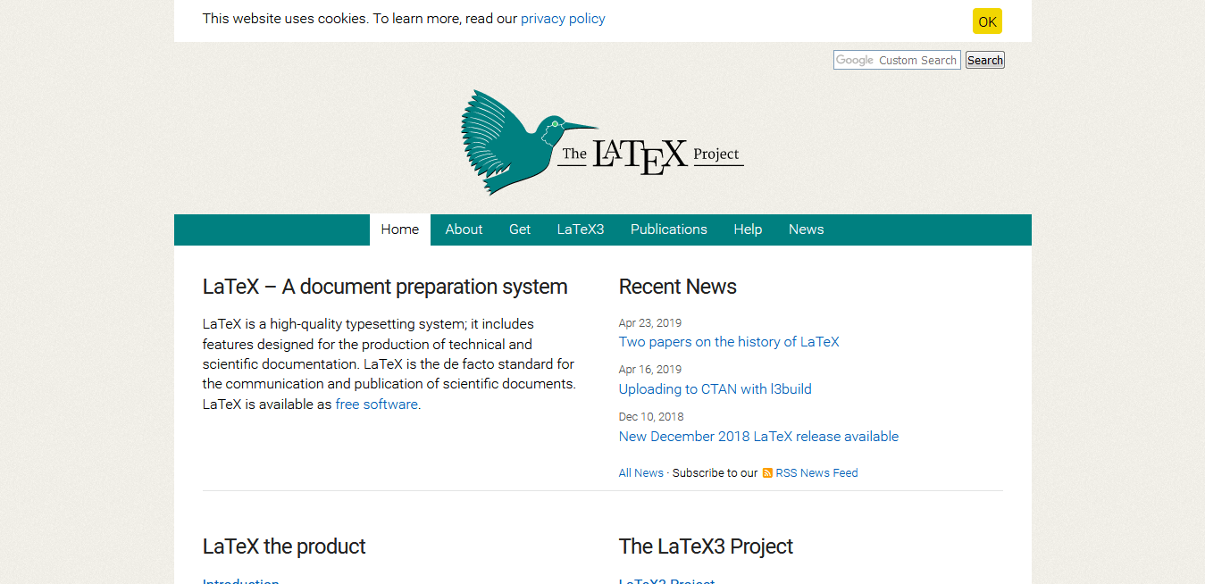 Latex templates. Latex – a document preparation System. Org Projects.