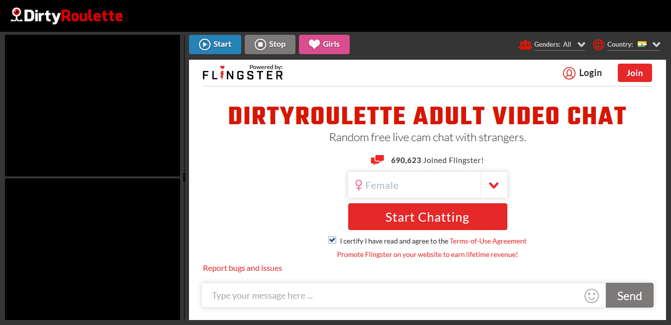 Dirtyroulette chat