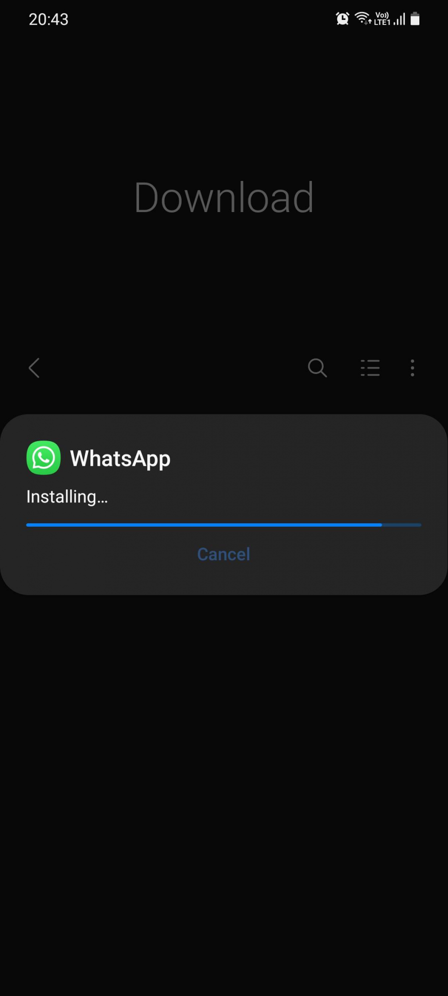 whatsapp apk android drawer