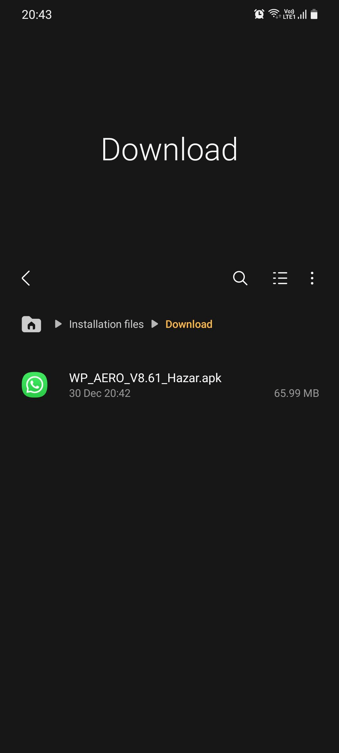 Aero Whatsapp apk