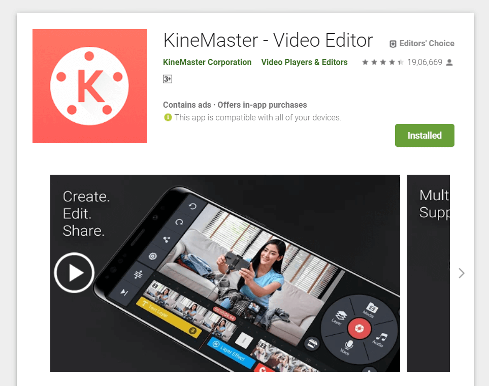 kinemaster app for PC