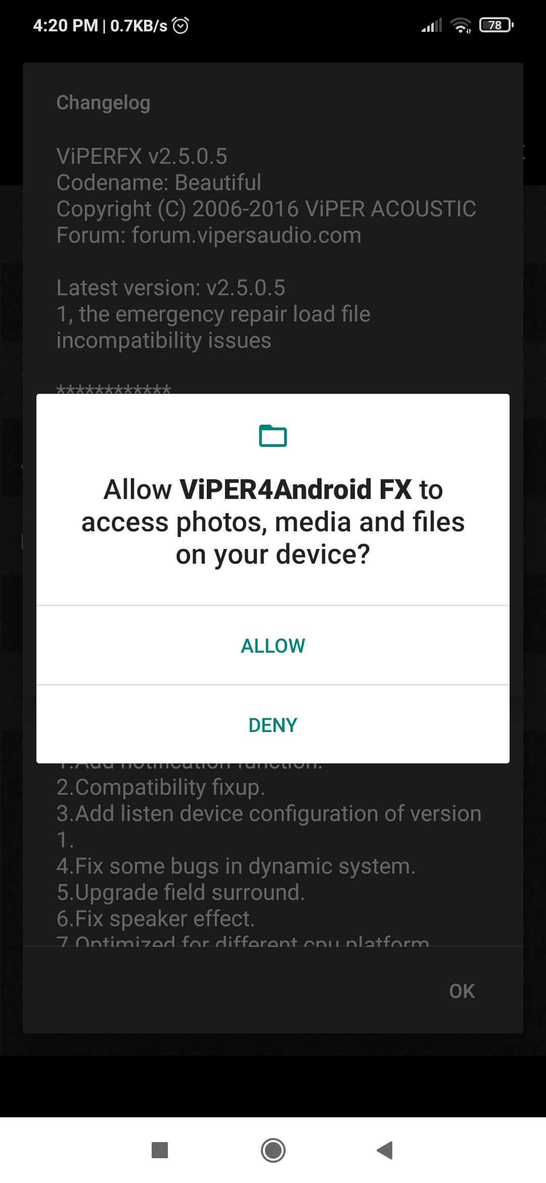 Viper4Android FX on Android