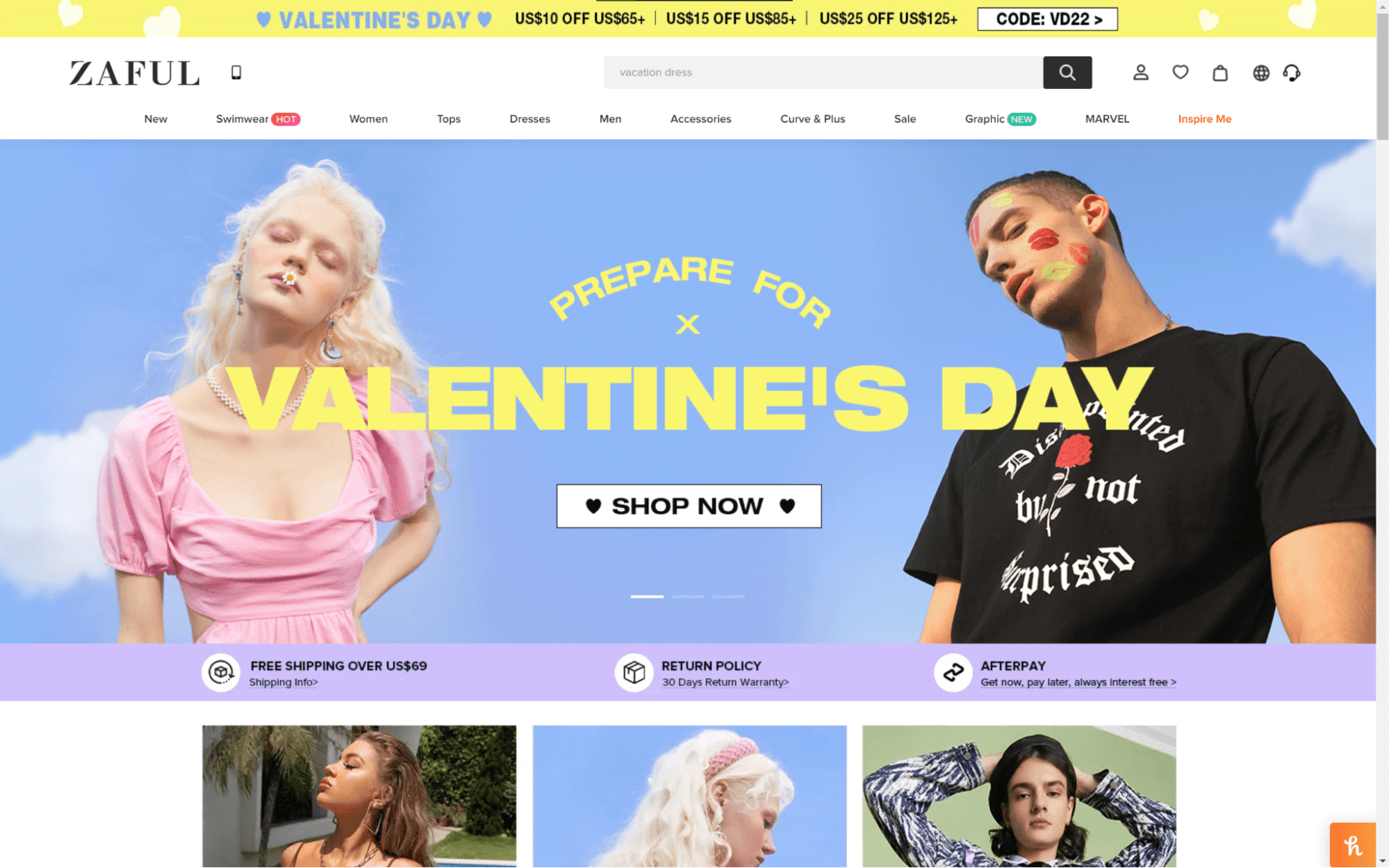 websites like PacSun