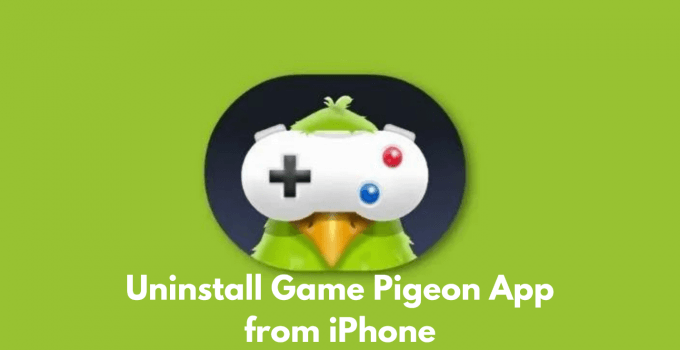 uninstall game pigeon