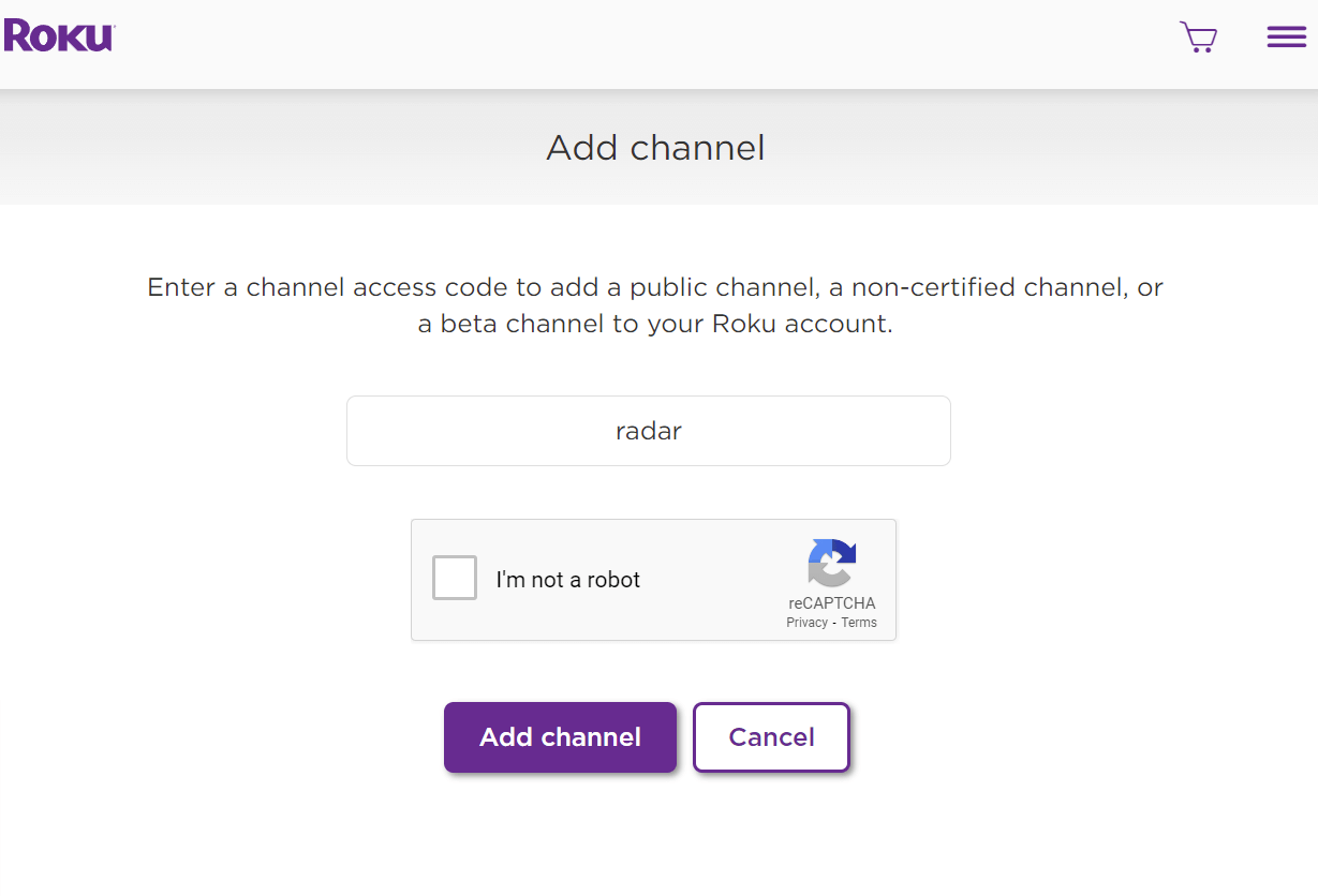 access codes for roku channels