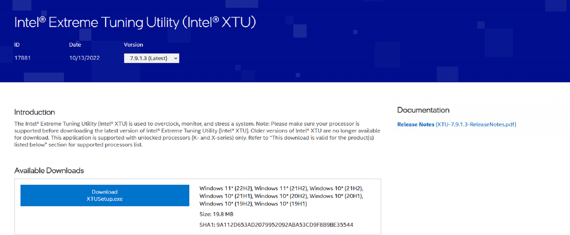 Overclocking Software for Intel